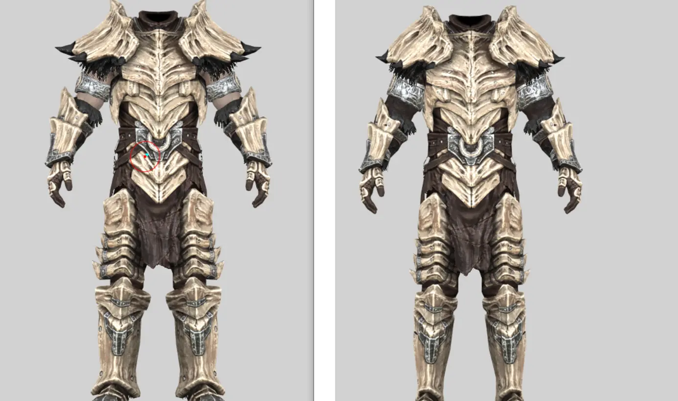 Reshaped Dragonbone Armor At Skyrim Special Edition Nexus Mods And