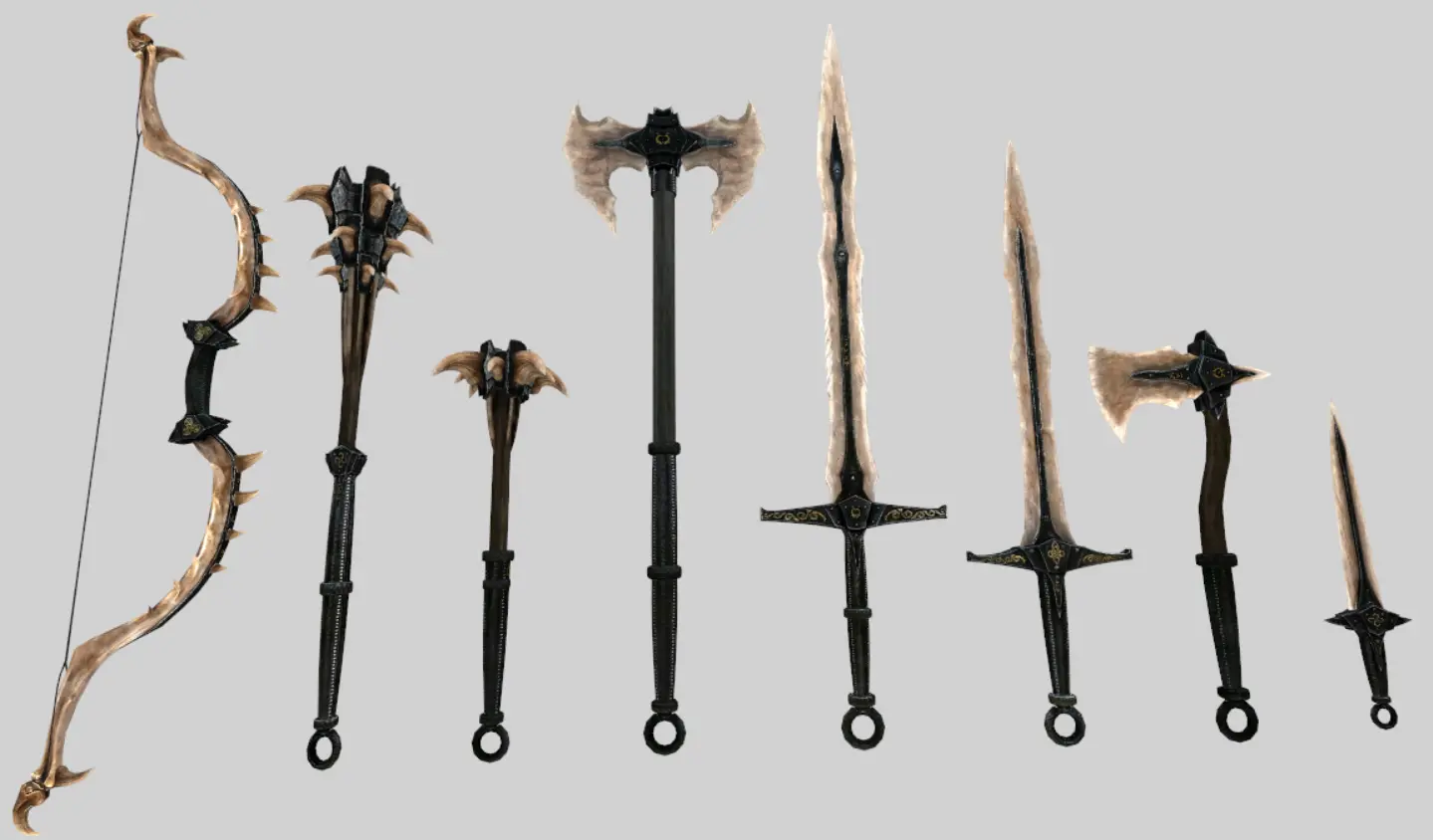 Dragonbone Weapons Remastered at Skyrim Special Edition Nexus - Mods ...