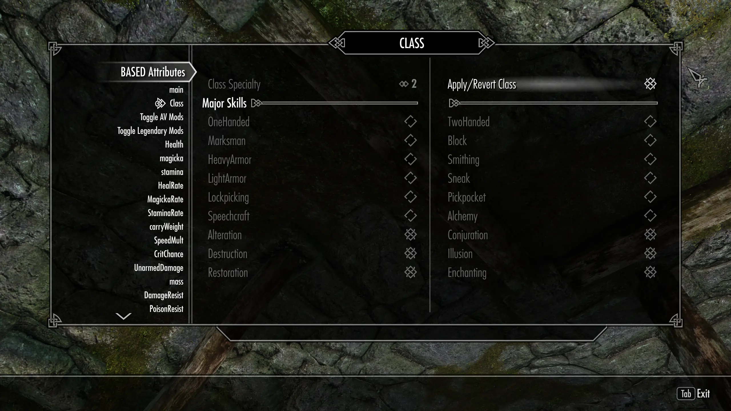 Skill Based Attributes (Dynamic Actor Values) at Skyrim Special Edition ...