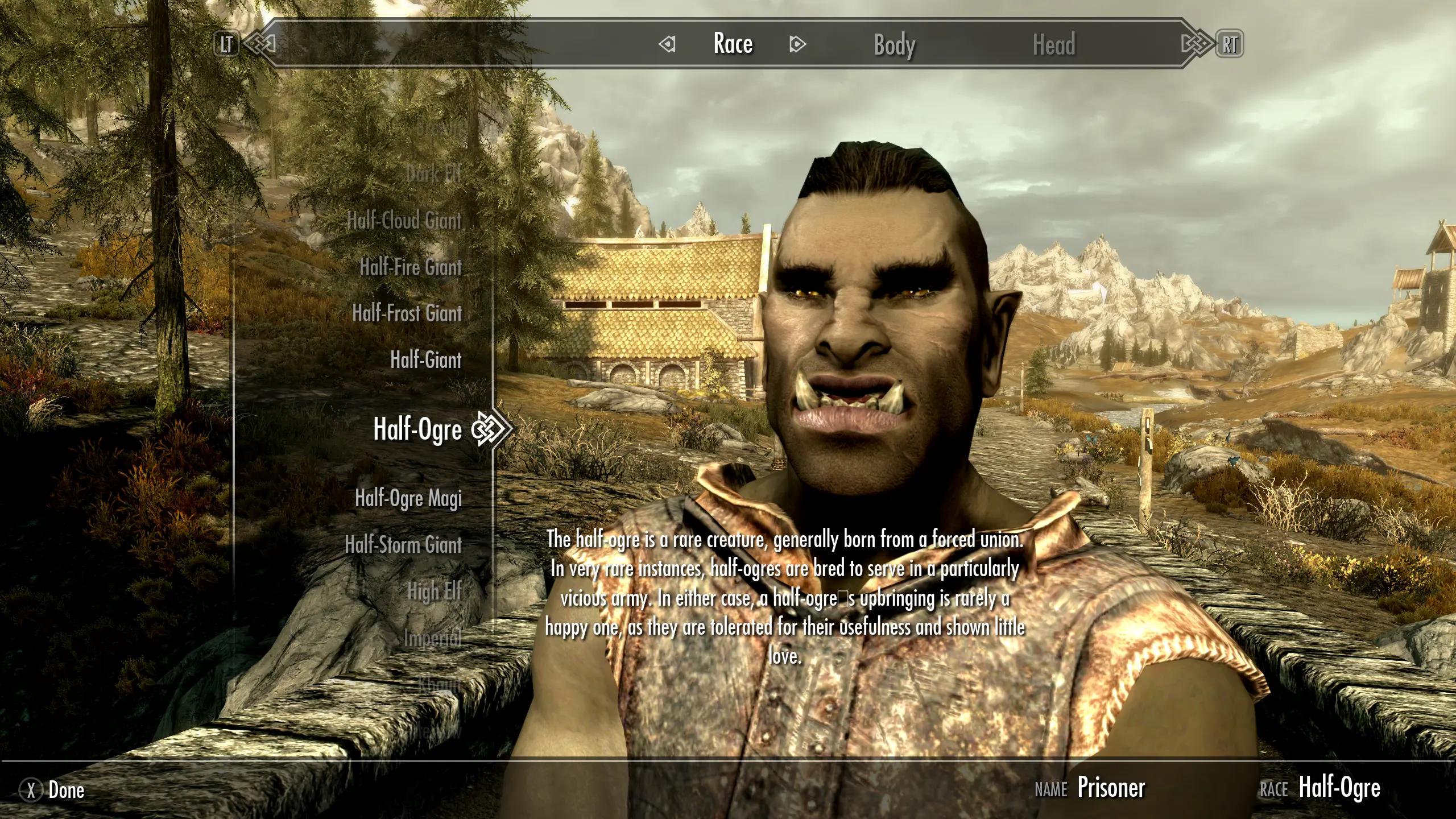 skyrim more races mod