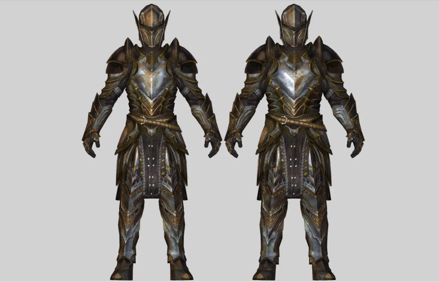 Ebony Armor Type 2 At Skyrim Special Edition Nexus Mods And Community