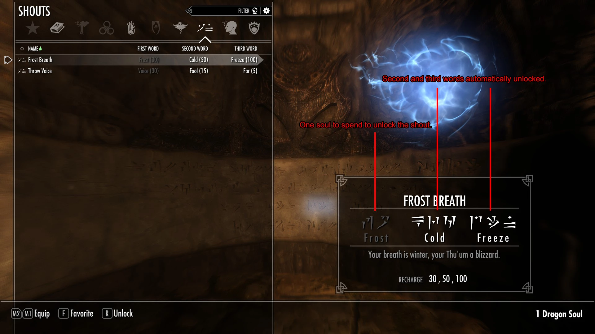skyrim shouts skyrim shouts