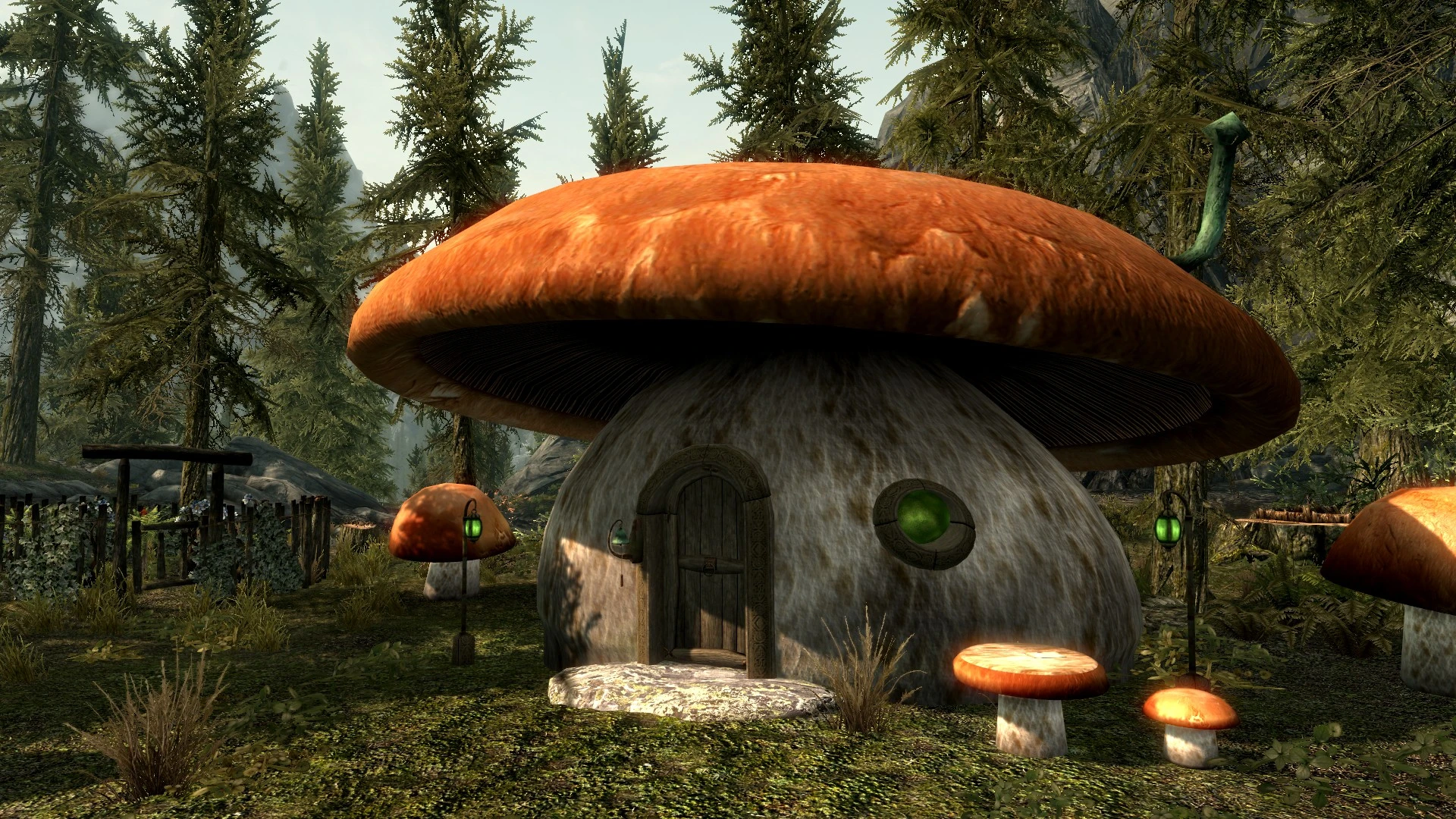 Skyrim mod provides the perfect cosy lakeside player home for nature-loving  mages