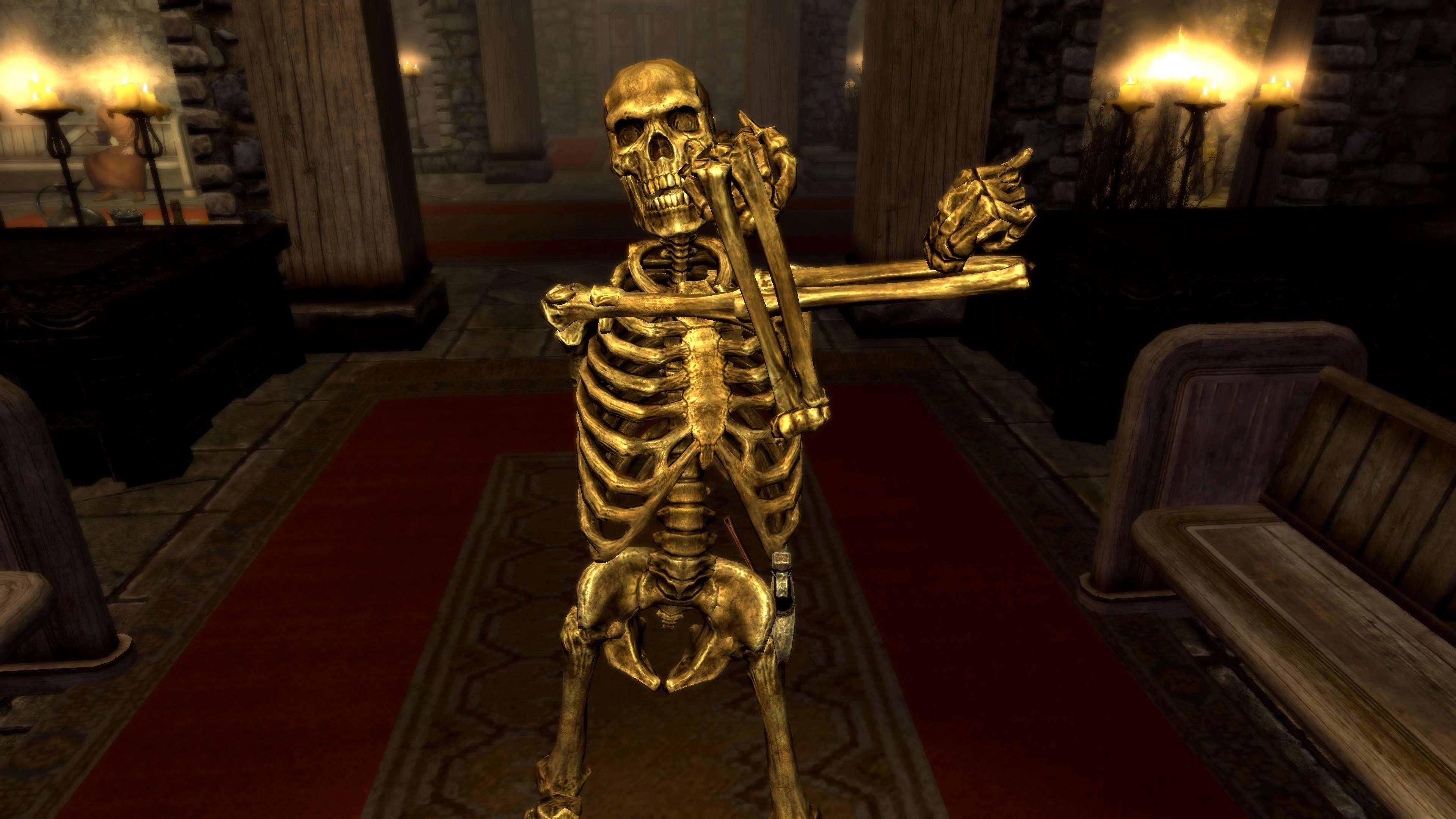 skyrim special edition skeleton