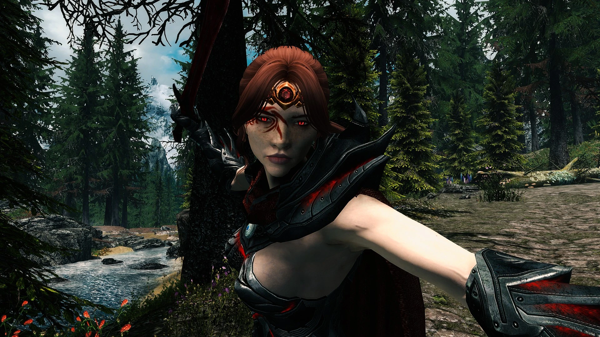 Fangs and Eyes - A Vampire Appearance Mod at Skyrim Special Edition. source...