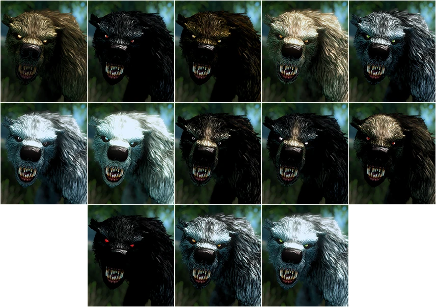 skyrim werewolf texture mod
