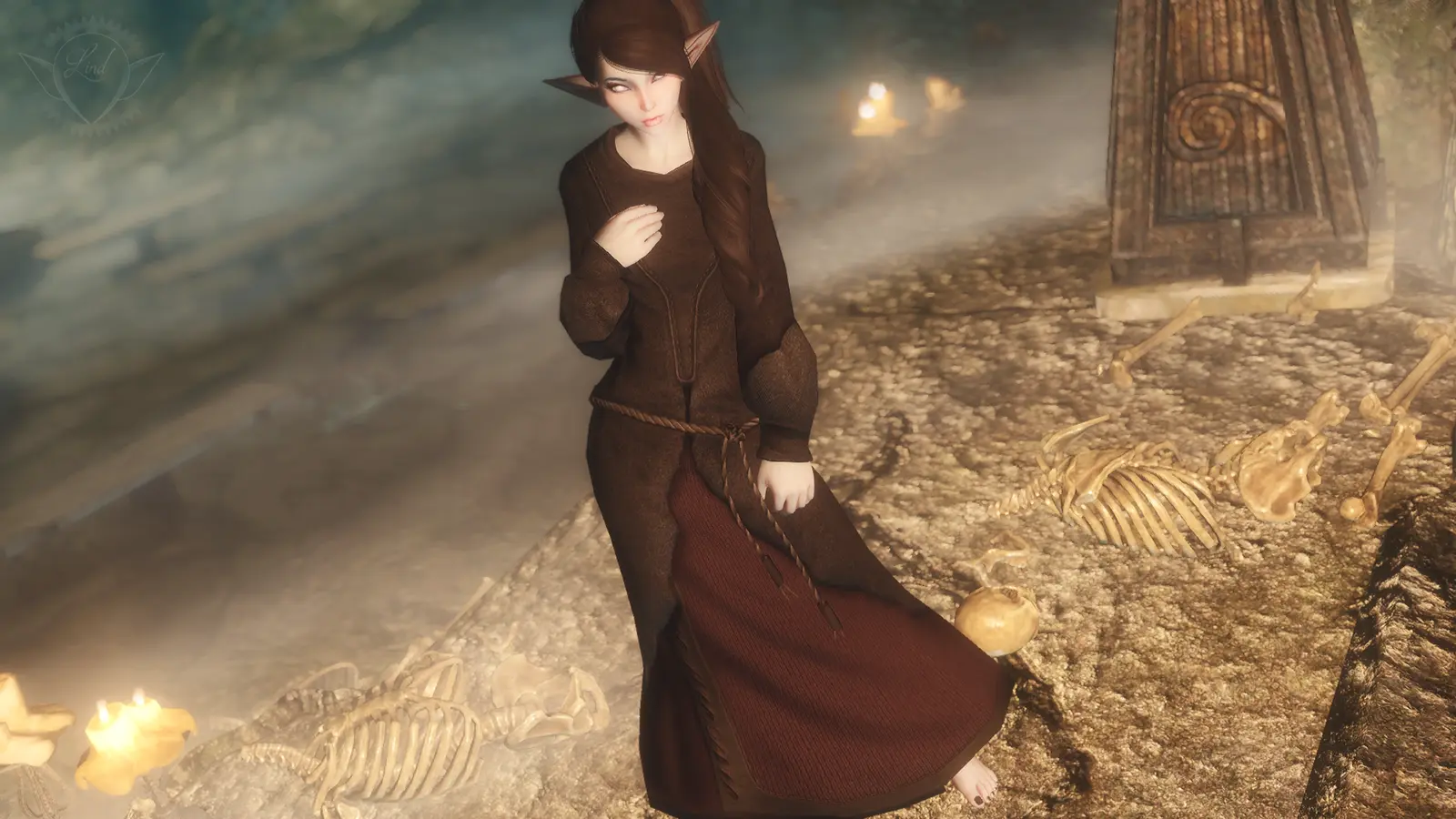 Lind's Black Robes Revamp - Texture Replacer at Skyrim Special Edition ...