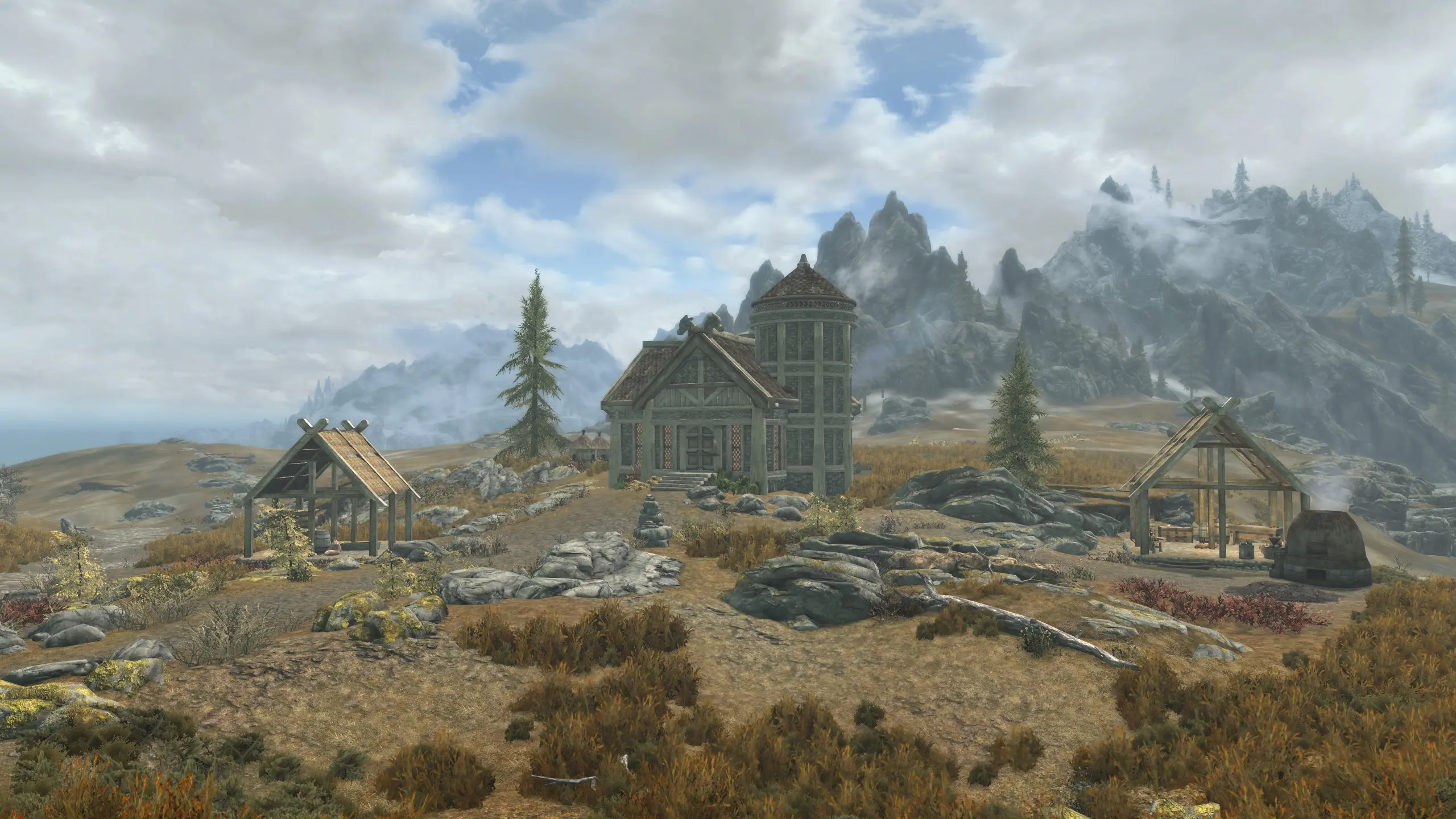 Tundra Homestead Exterior Cleanup at Skyrim Special Edition Nexus ...