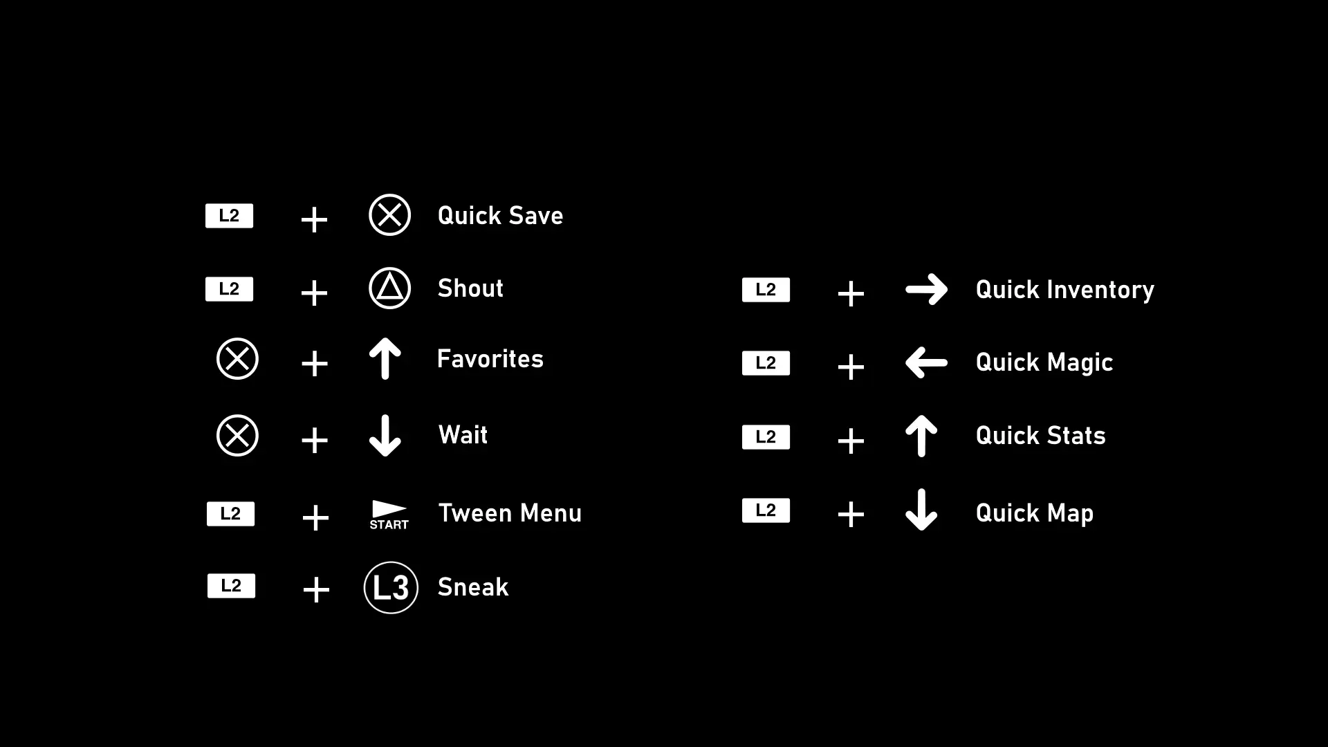 Gamepad Controlmap for Separate Attacks at Skyrim Special Edition Nexus ...