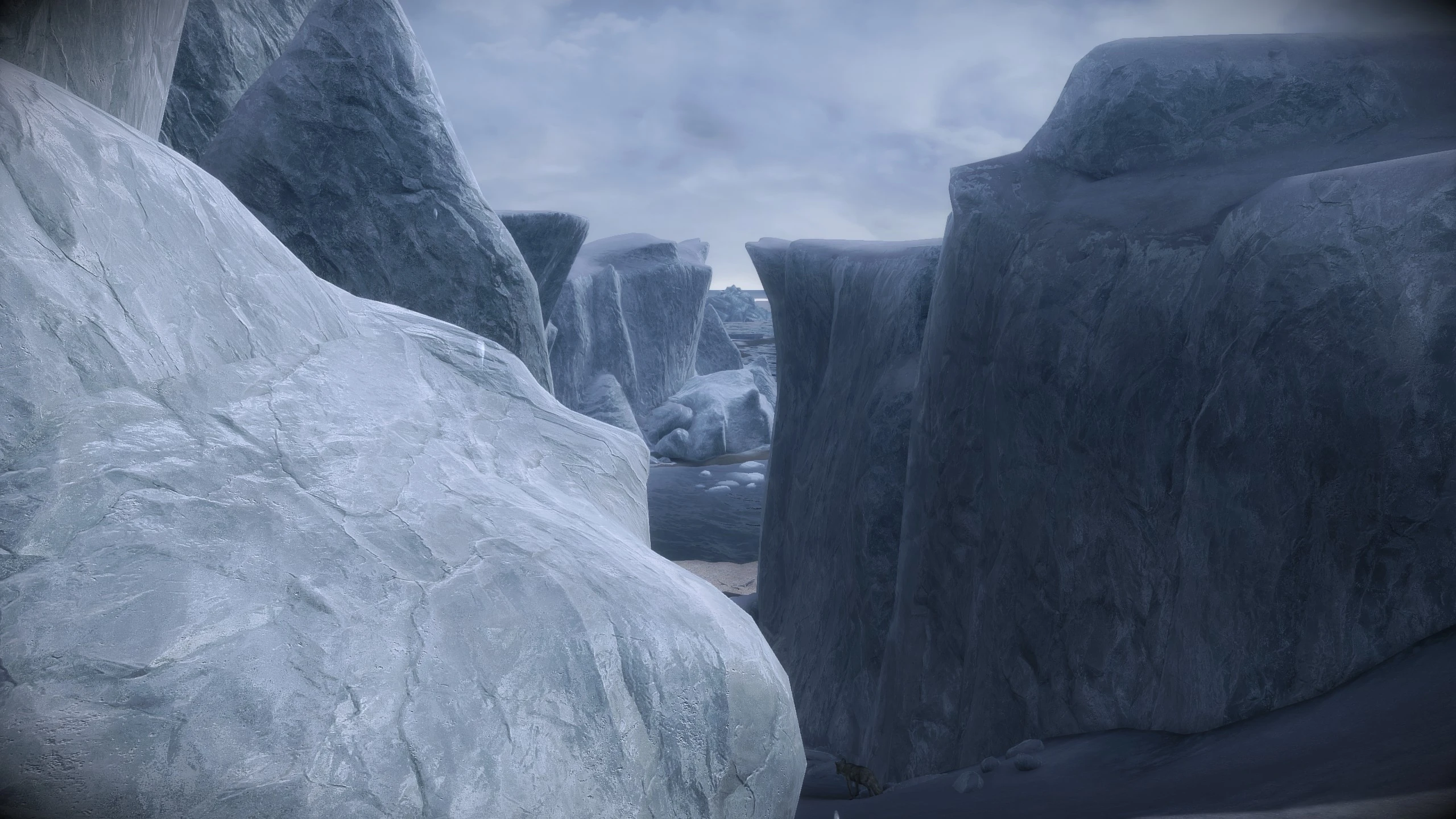 Icy Mesh Remaster - Ice Glaciers - LOD - Caves at Skyrim Special ...