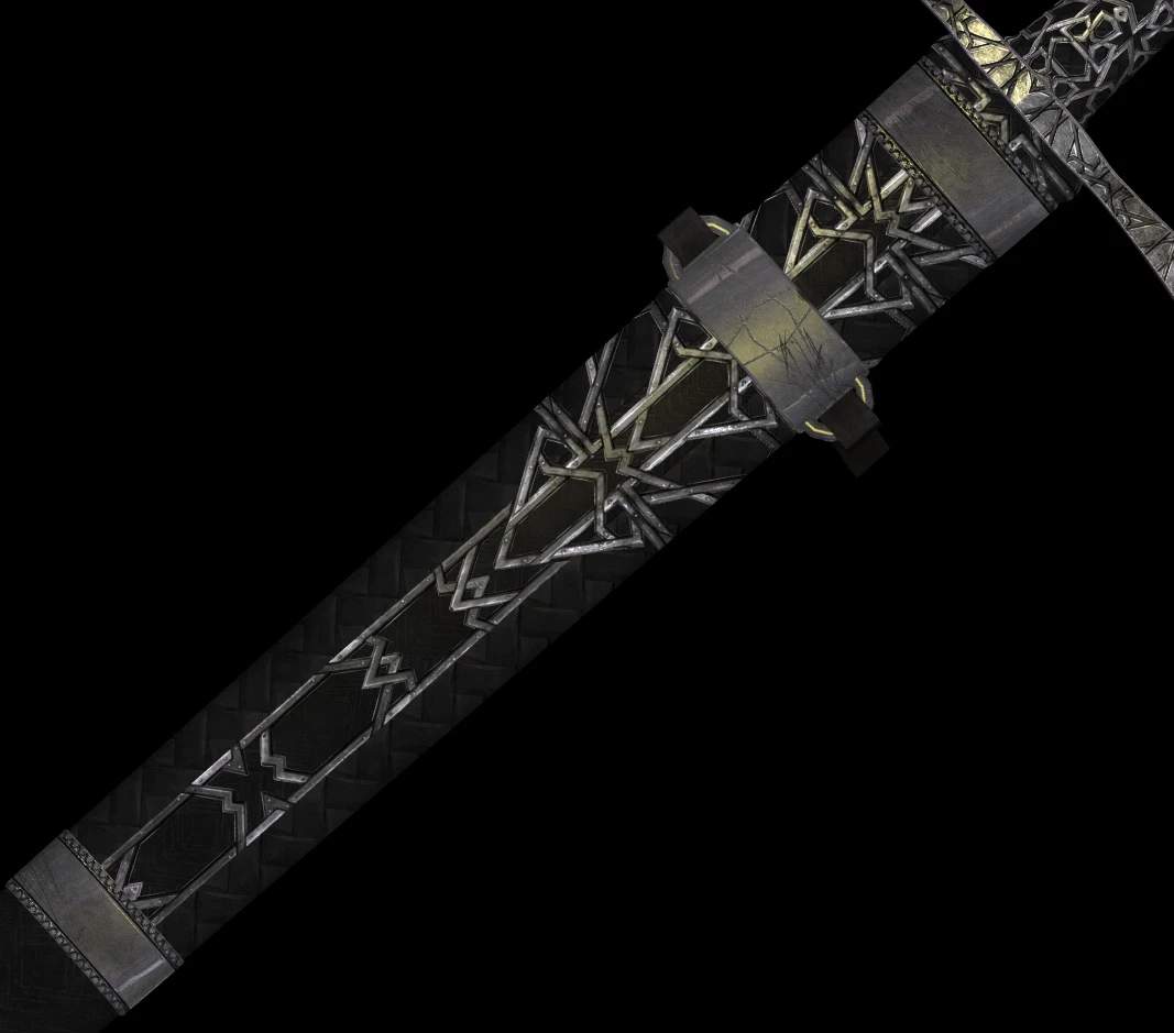 skyrim special edition back mounted swords