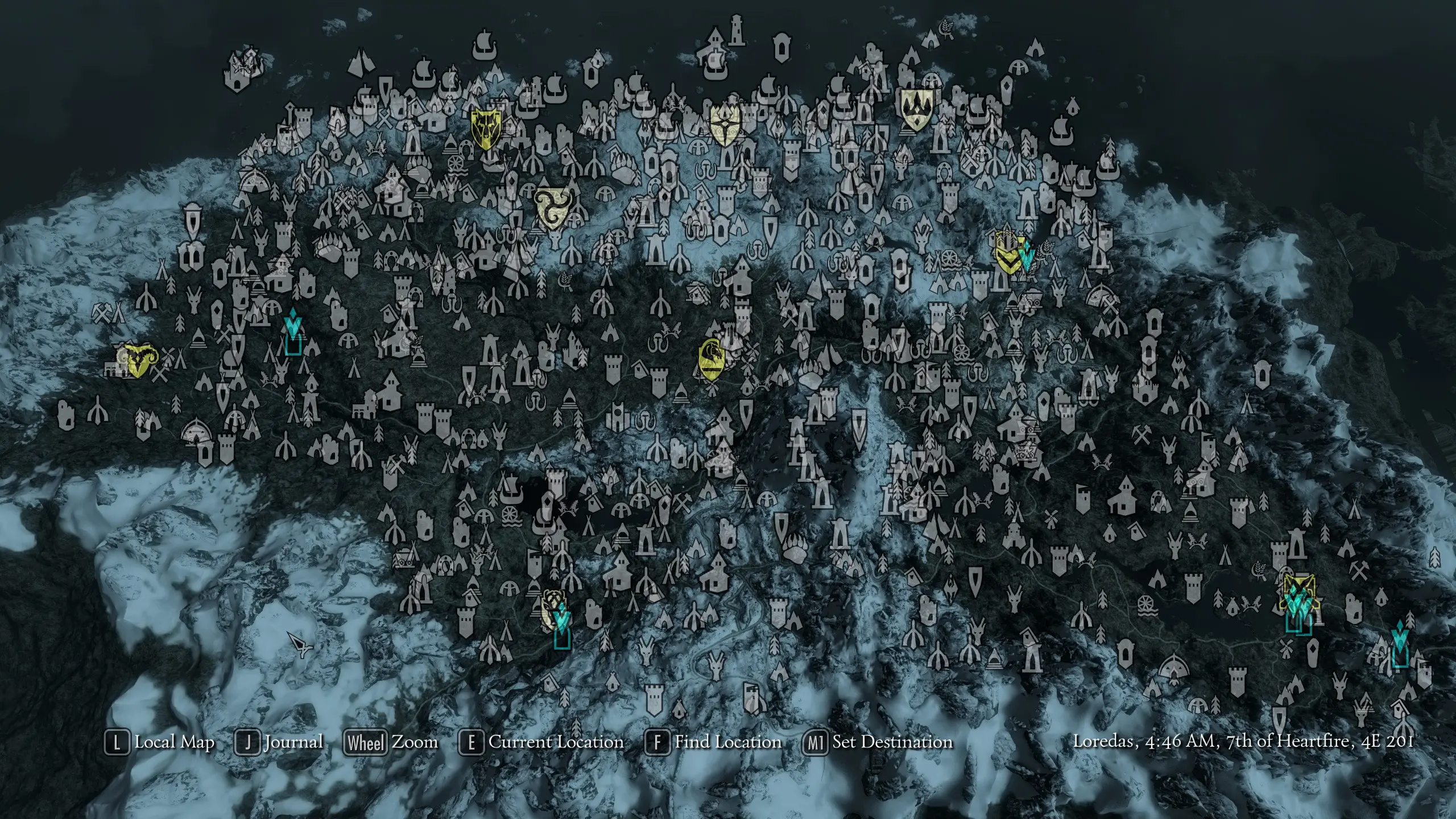 Colored Quest and Capital Map Markers for SkyUI 5.x at Skyrim Special ...