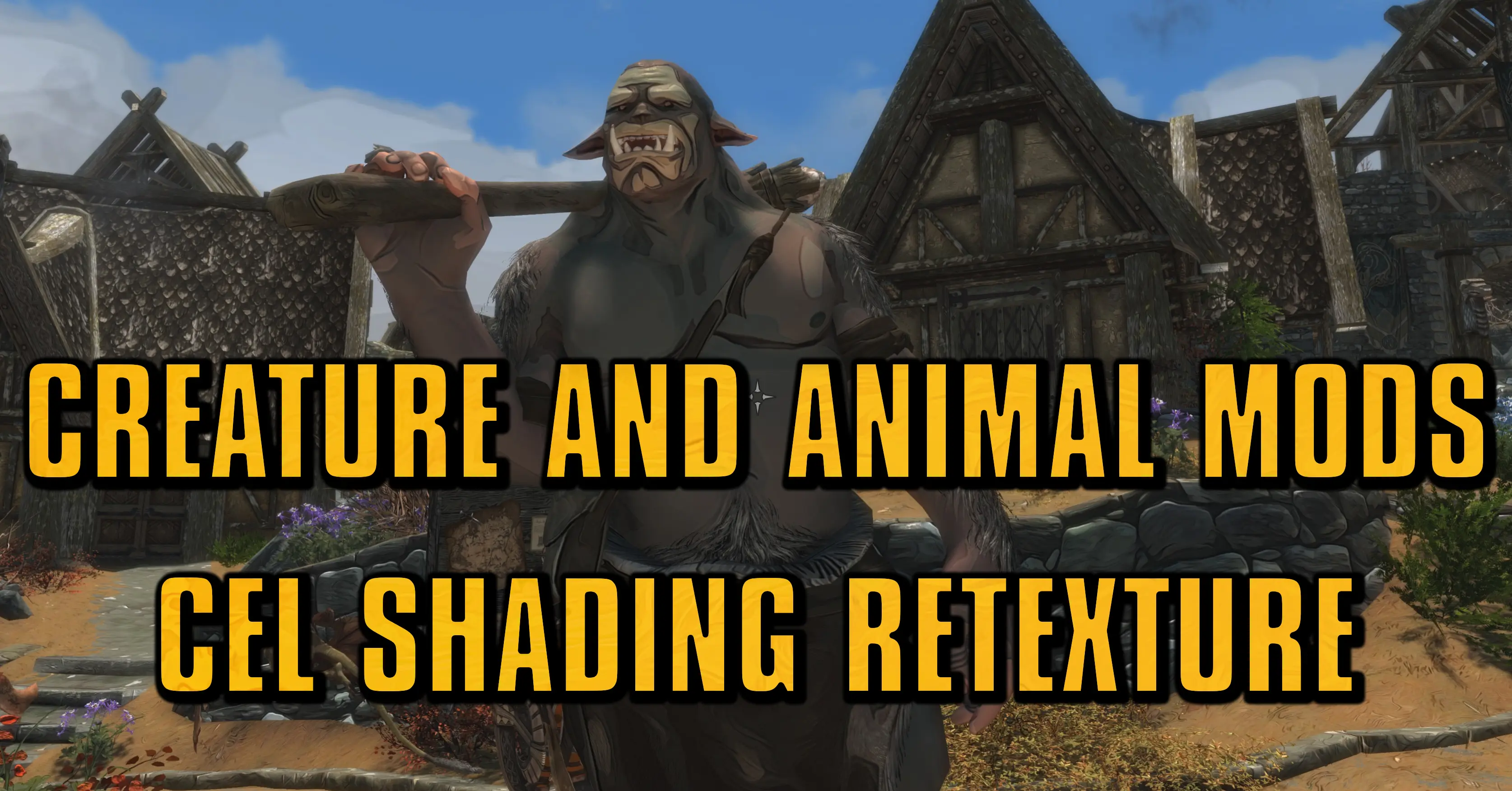 Creature and Animal mods cel shading retexture at Skyrim Special ...