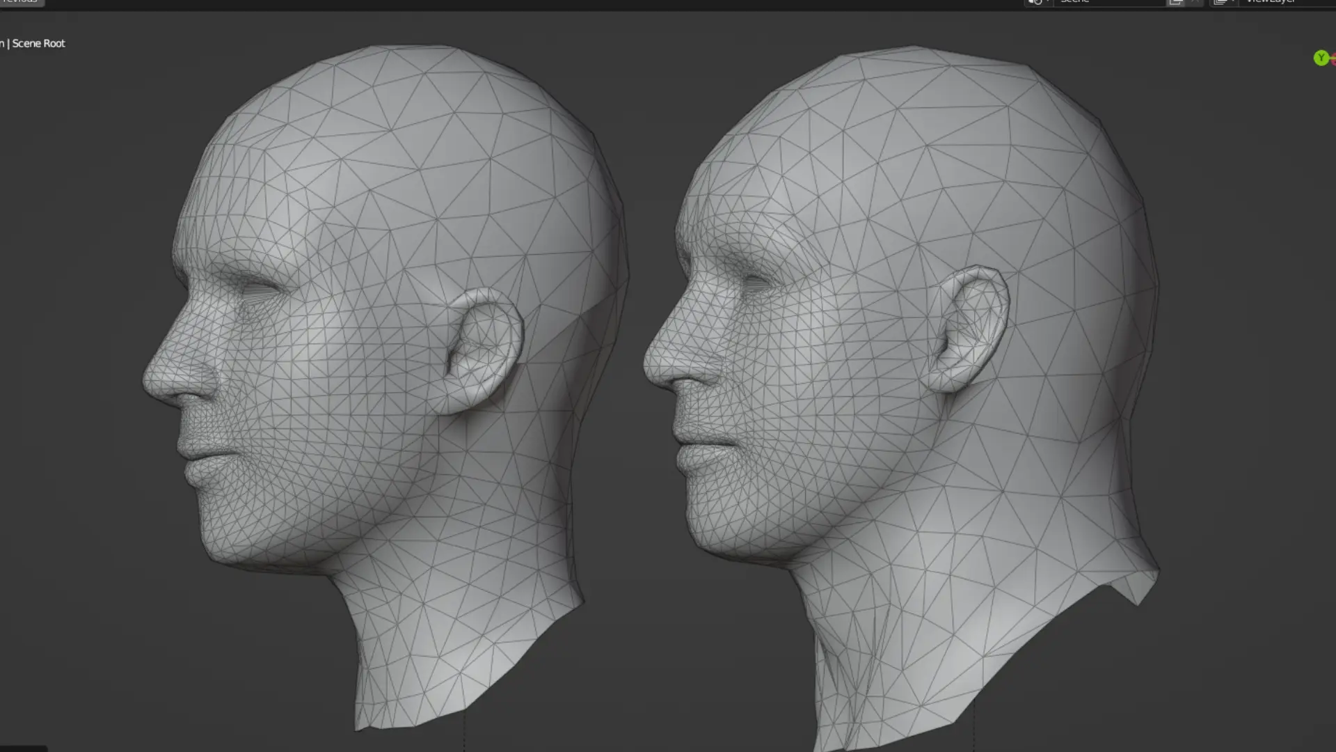 Not So High-poly Head At Skyrim Special Edition Nexus - Mods And Community