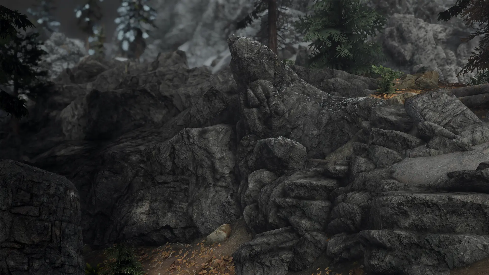 True Nordic Mountains - HD Mountain Textures - 8K 4K 2K 1K at Skyrim ...