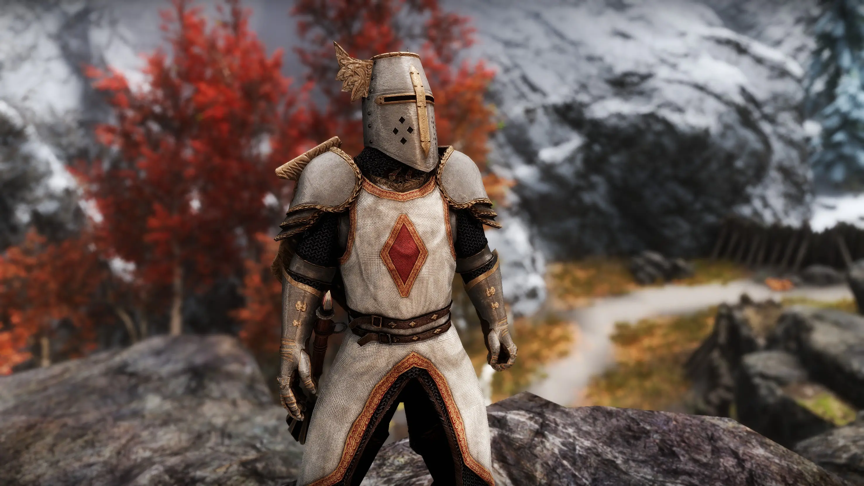 Legacy of the Dragonborn - Armor of the Crusader Retexture SE at Skyrim ...