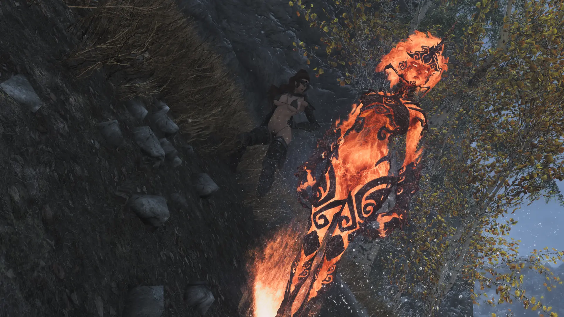 Flame Atronach SE Variants By Aewin At Skyrim Special Edition Nexus   82439 1673738270 1943152864 