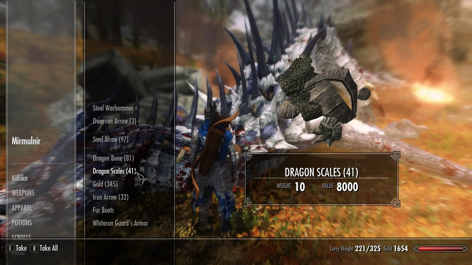 Dragon Bones and Scales loot V0.1 at Skyrim Special Edition Nexus ...