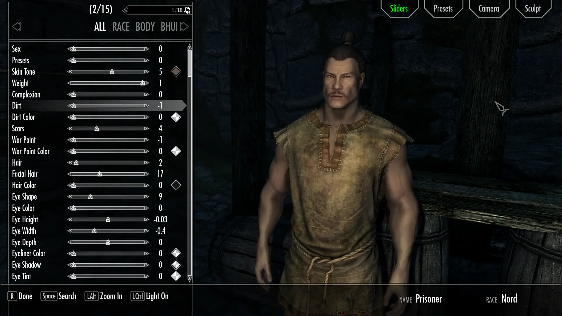 Akaviri Men - Asian Male Racemenu Preset (medium Skin Tone) At Skyrim 