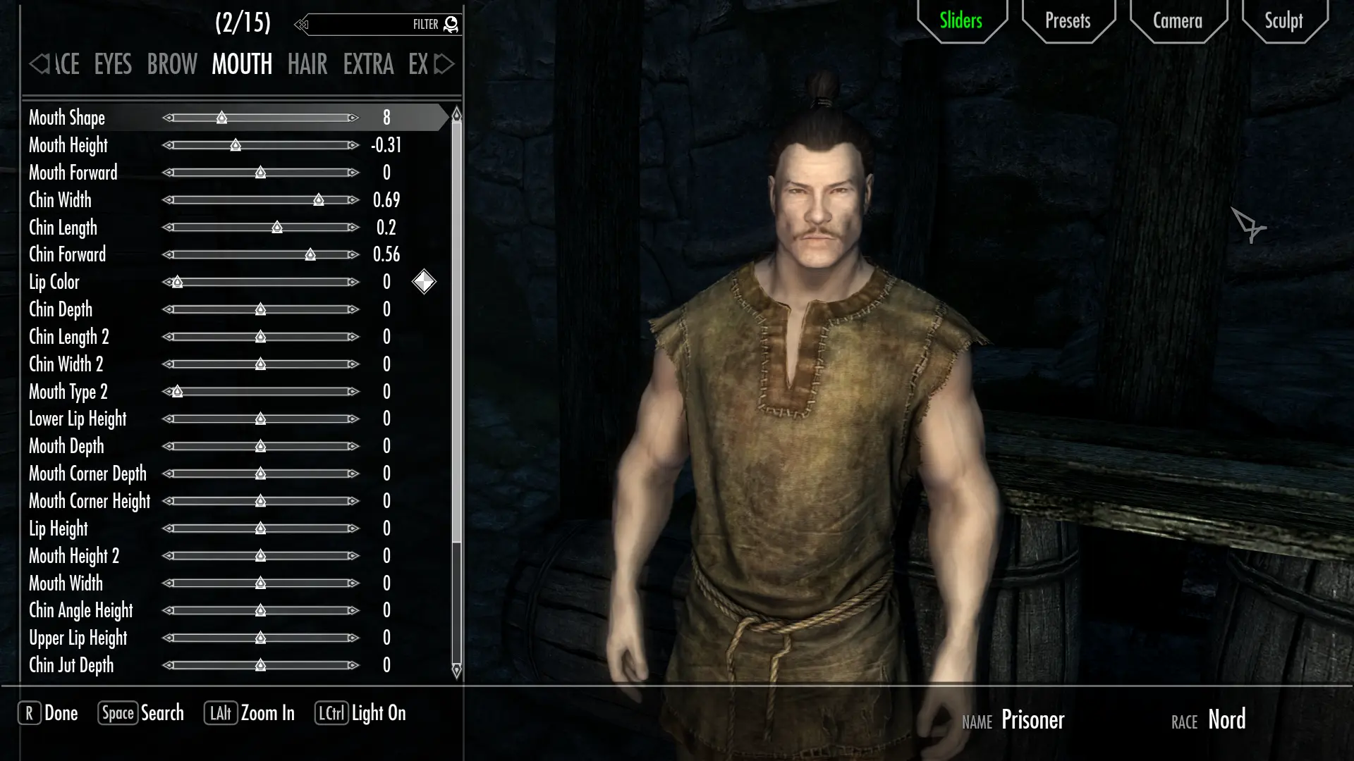 Akaviri Men - Asian Male RaceMenu Preset (lighter skin tone) at Skyrim ...