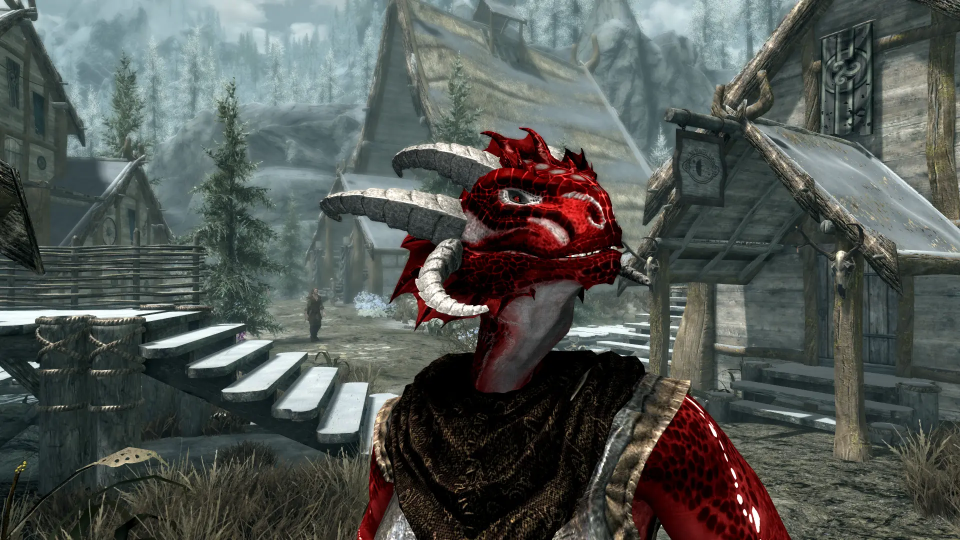 Red Princess Two Argonians Who Live In Morthal At Skyrim Special Edition Nexus Mods And