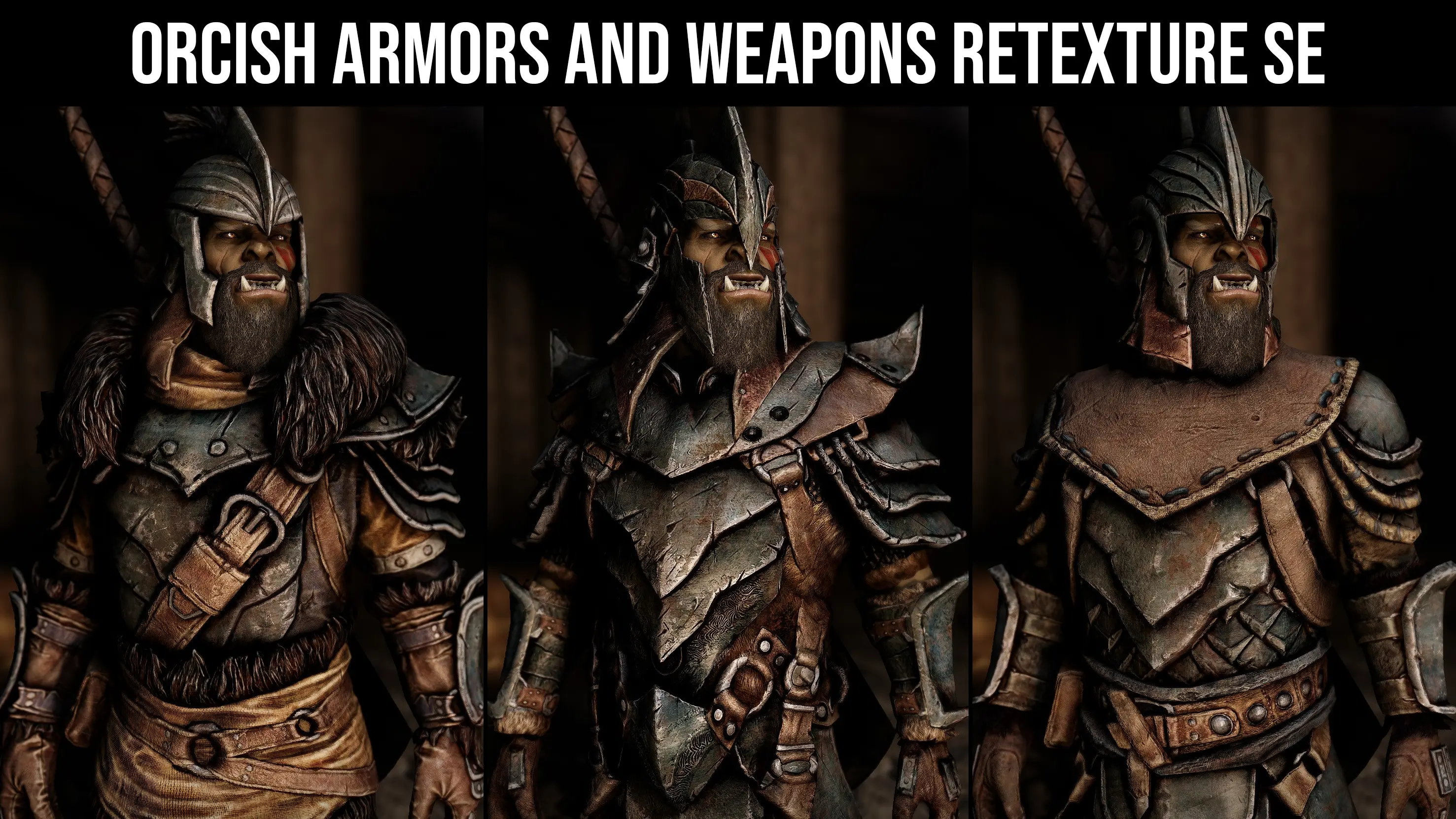 Orcish Armors And Weapons Retexture SE At Skyrim Special Edition Nexus   84607 1675984834 916279324 