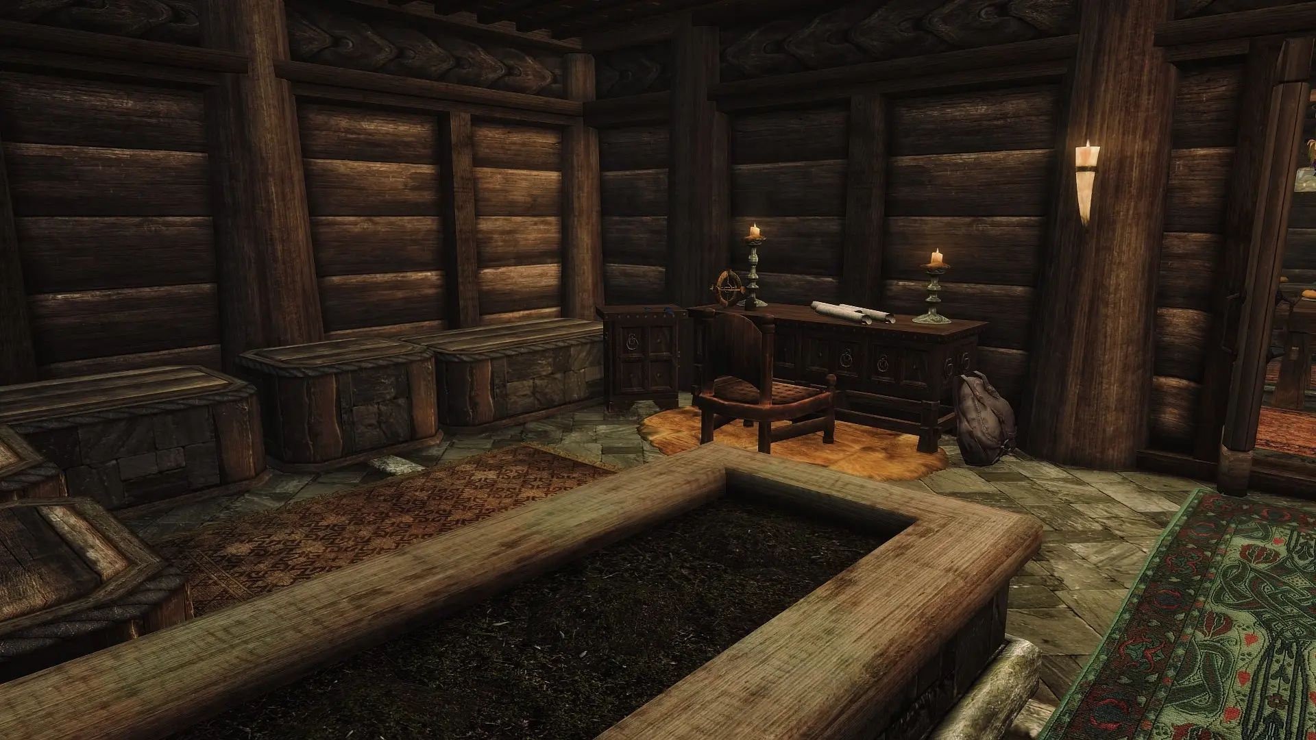 Lakeview Manor Library North Wing (Storage Room) at Skyrim Special