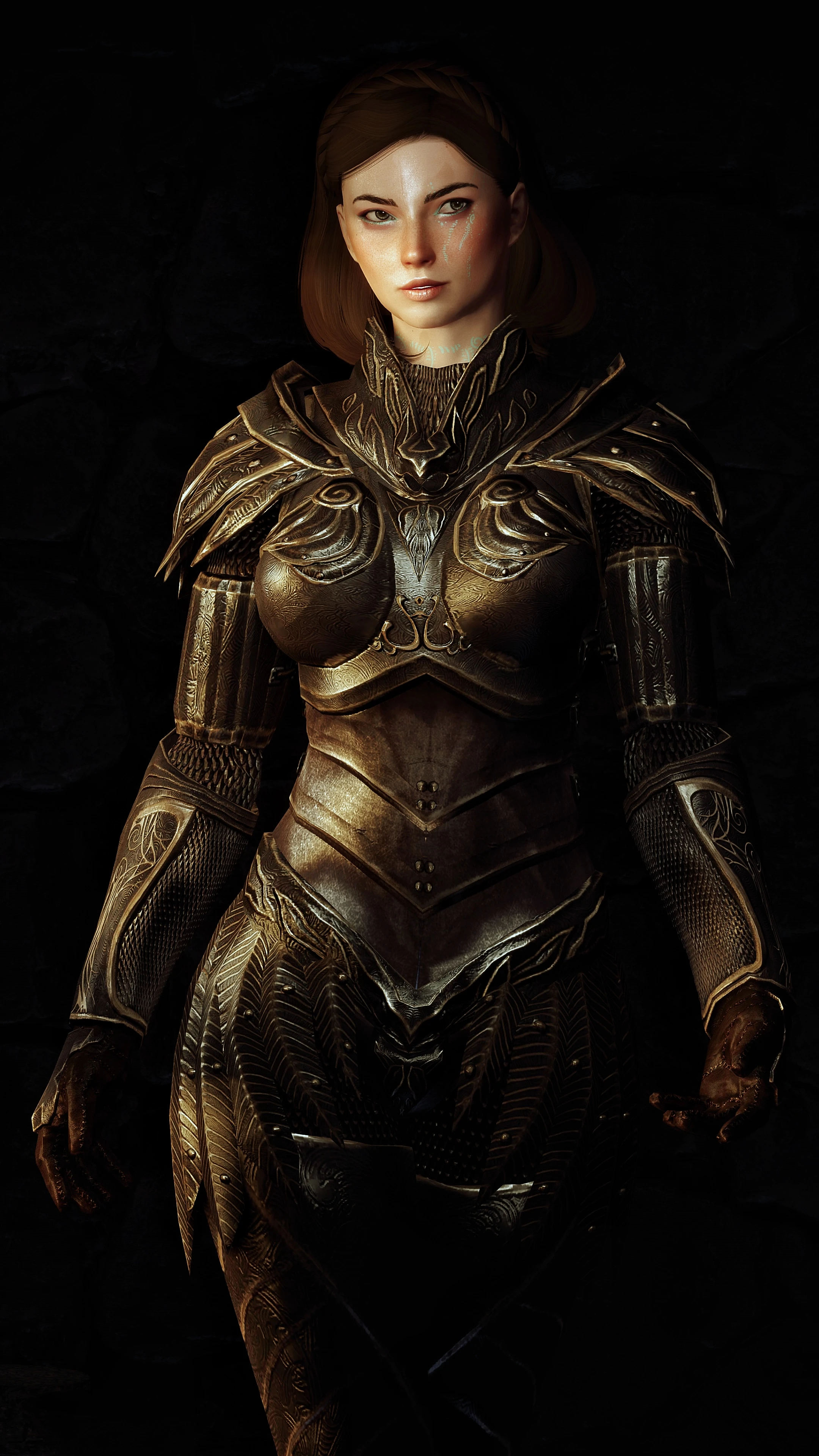 Truly Light Elven Armor Female For Sse Replacer Standalone At Skyrim Special Edition Nexus