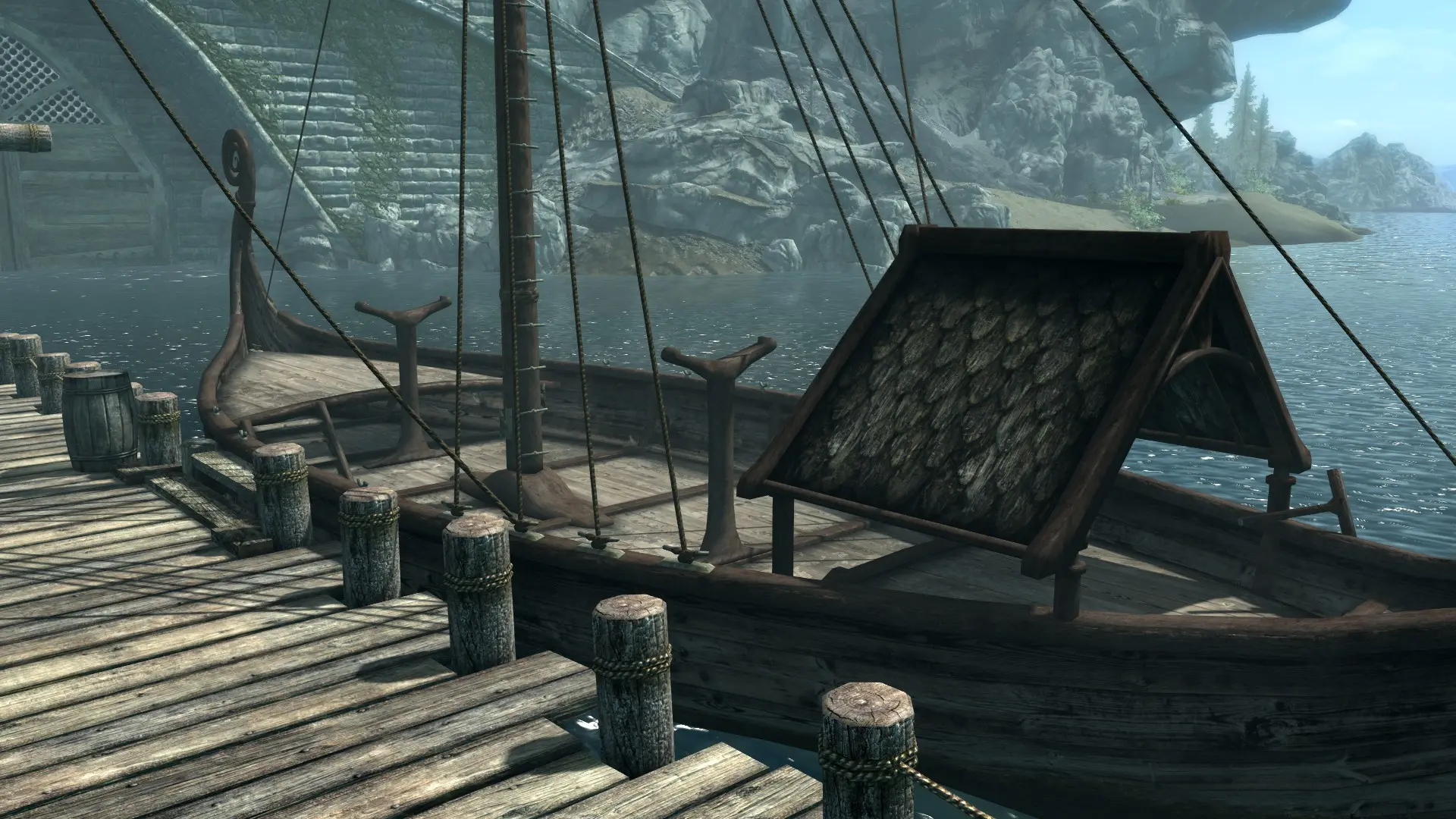 Revamped Solitude Ships and Docks at Skyrim Special Edition Nexus ...