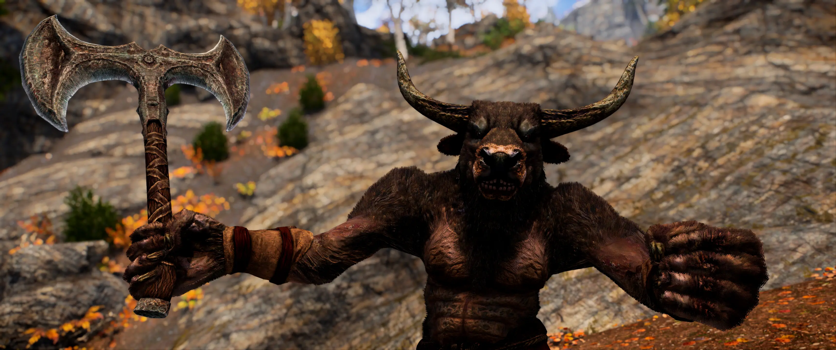 Fluffy Minotaurs at Skyrim Special Edition Nexus - Mods and Community