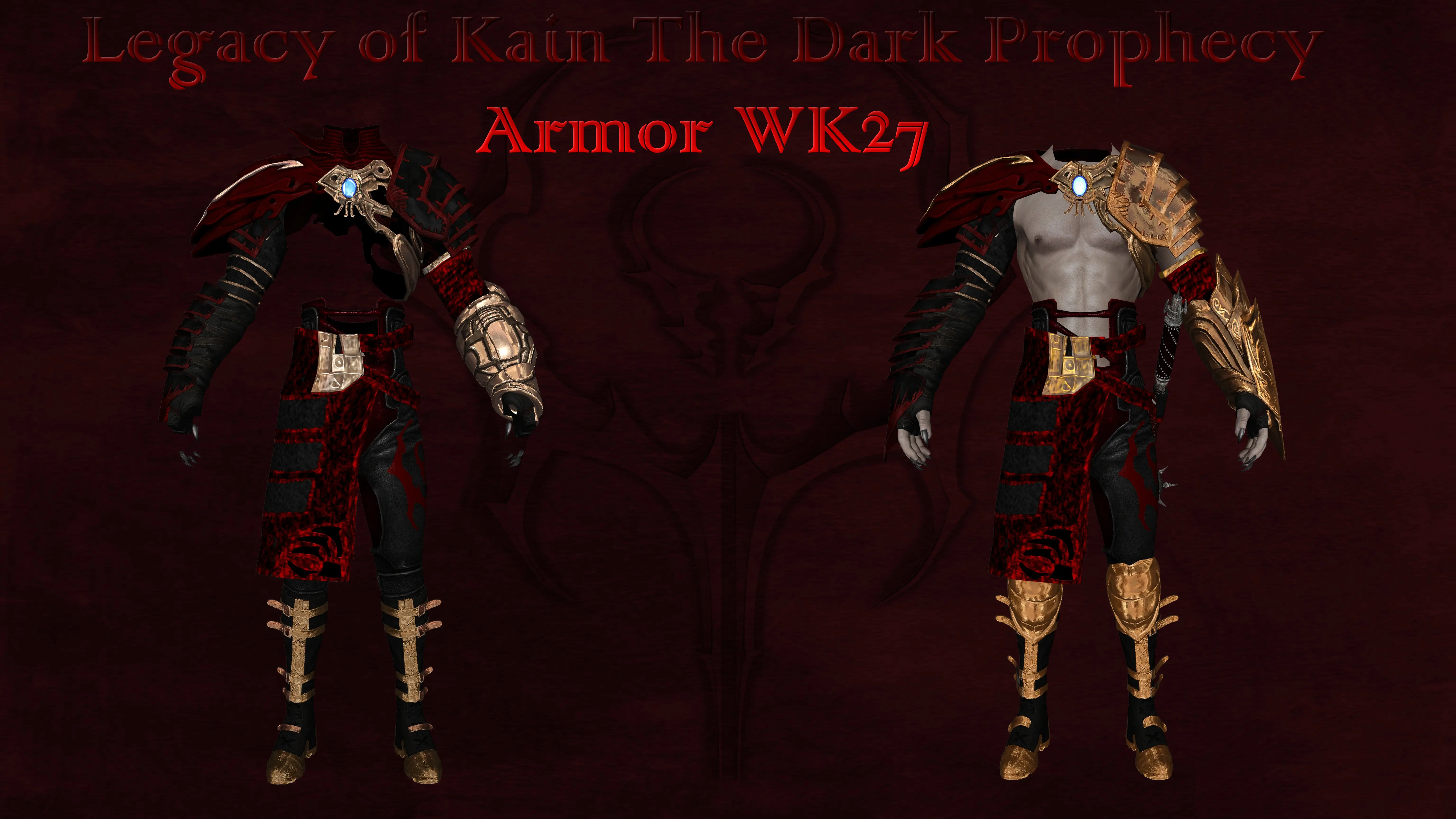 Legacy of Kain The Dark Prophecy Armor WK27 at Skyrim Special Edition Nexus  - Mods and Community