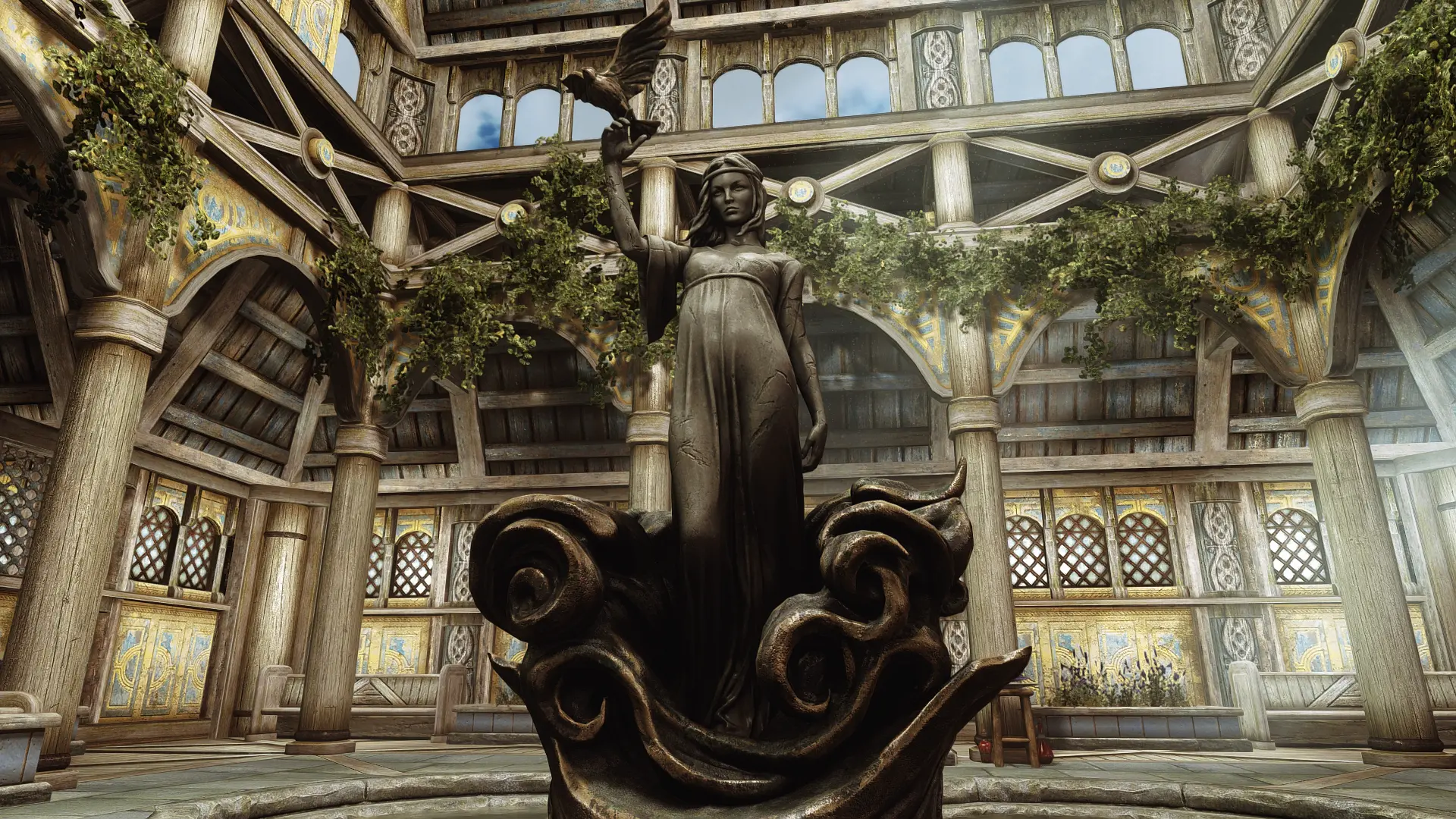 Statue Of Kynareth At Skyrim Special Edition Nexus Mods And Community   91358 1684086106 480354336 