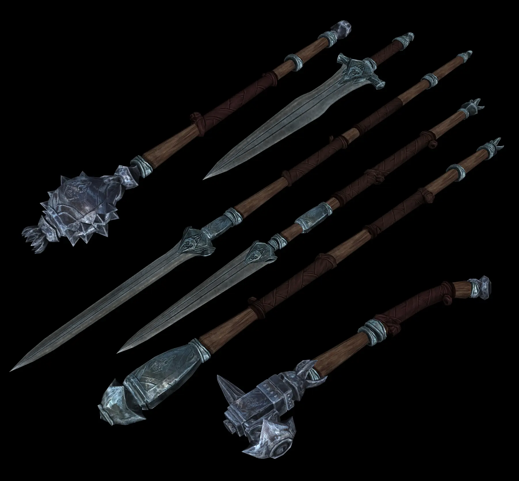 New Armory Series Imperial Silver Weapons And Armour At Skyrim   91405 1685694608 2042796854 