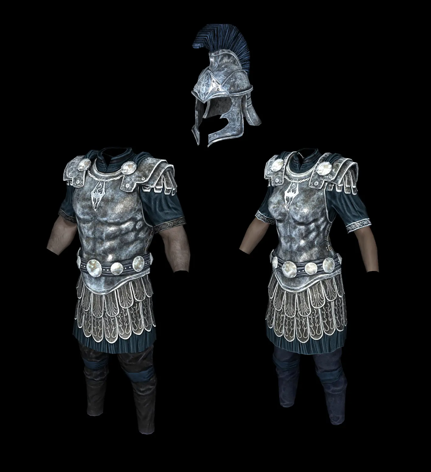 New Armory Series - Imperial Silver Weapons and Armour at Skyrim ...