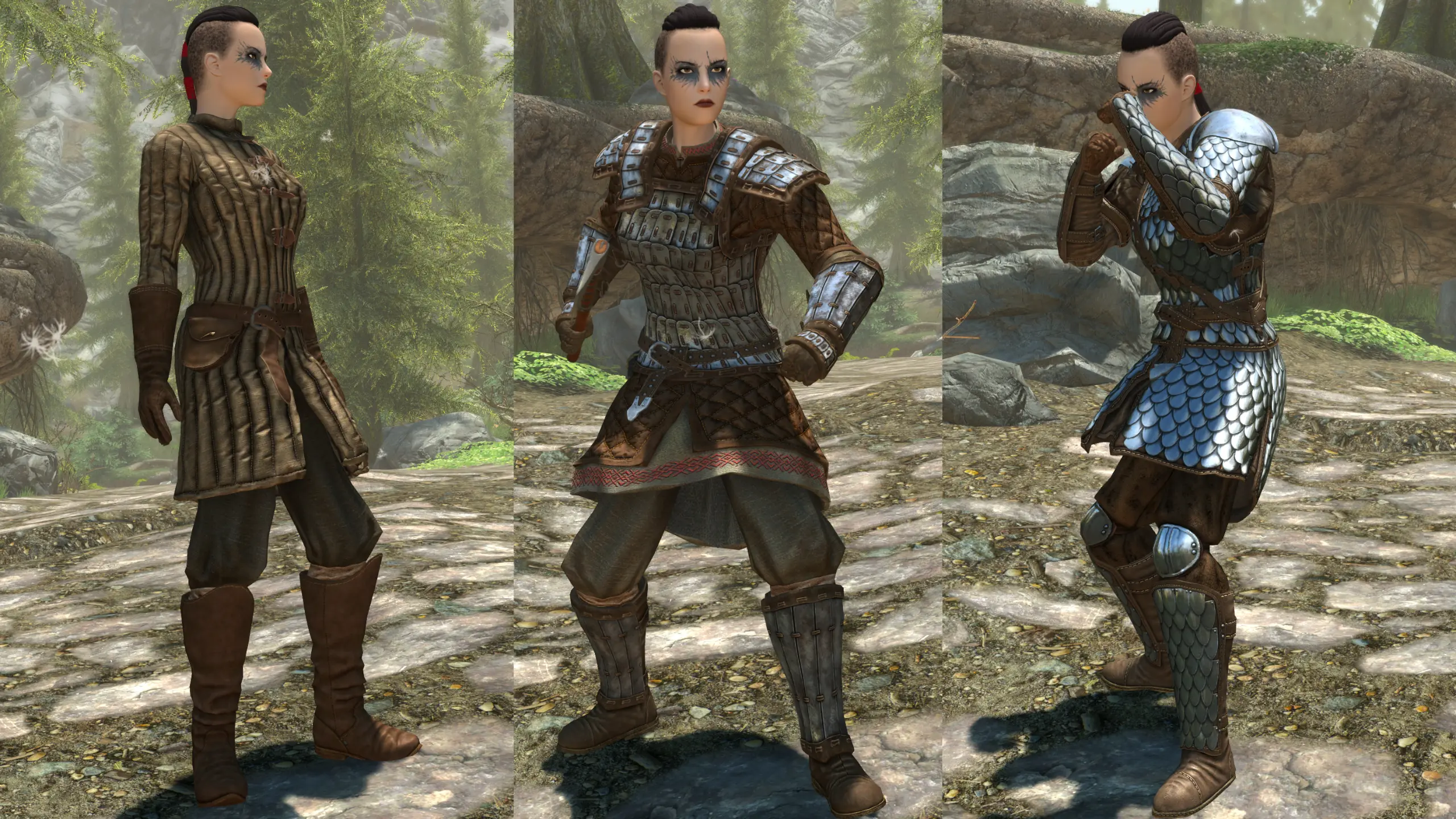 Realistic Armor - 3BA Bodyslide for Gauntlets and Boots with Height Fix ...