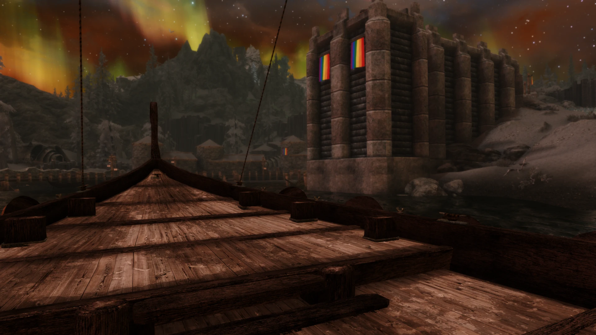 Skyrim Pride - Rainbow Flags Replaces Banners at Skyrim Special Edition ...