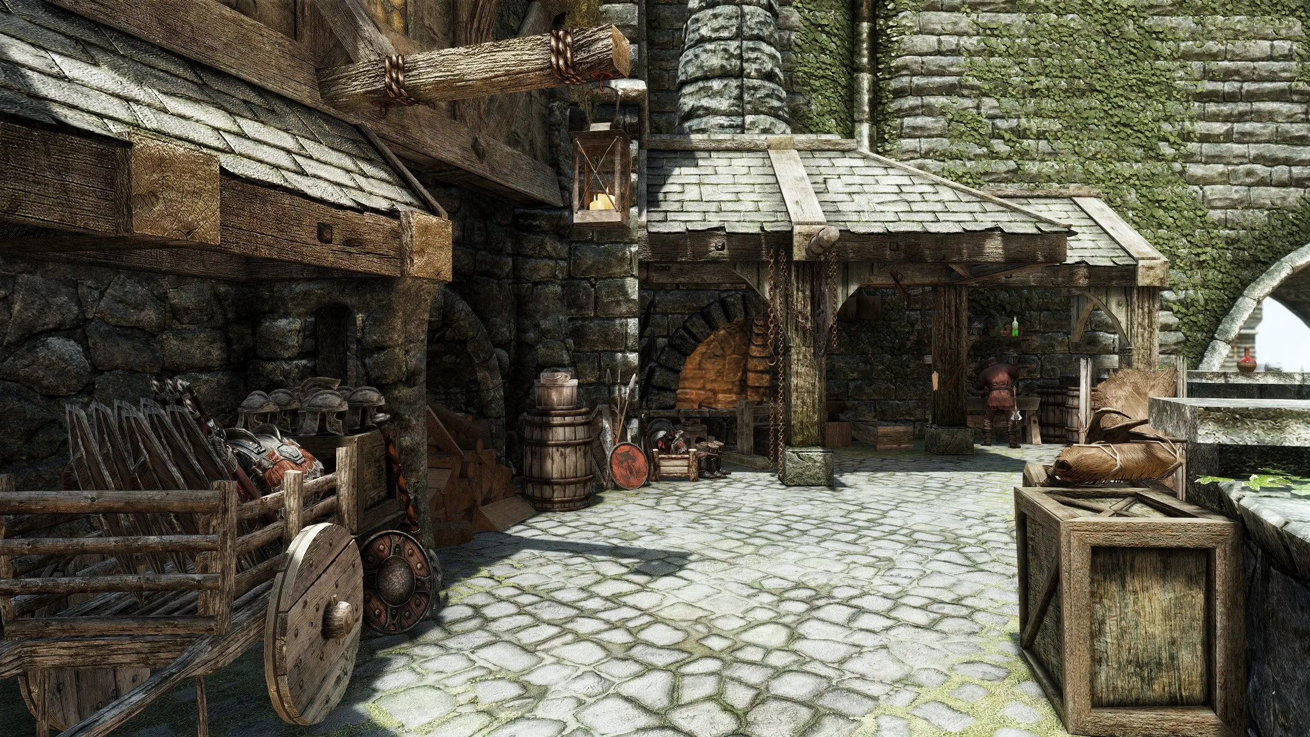 Fortified ramp to the Castle Dour at Skyrim Special Edition Nexus ...