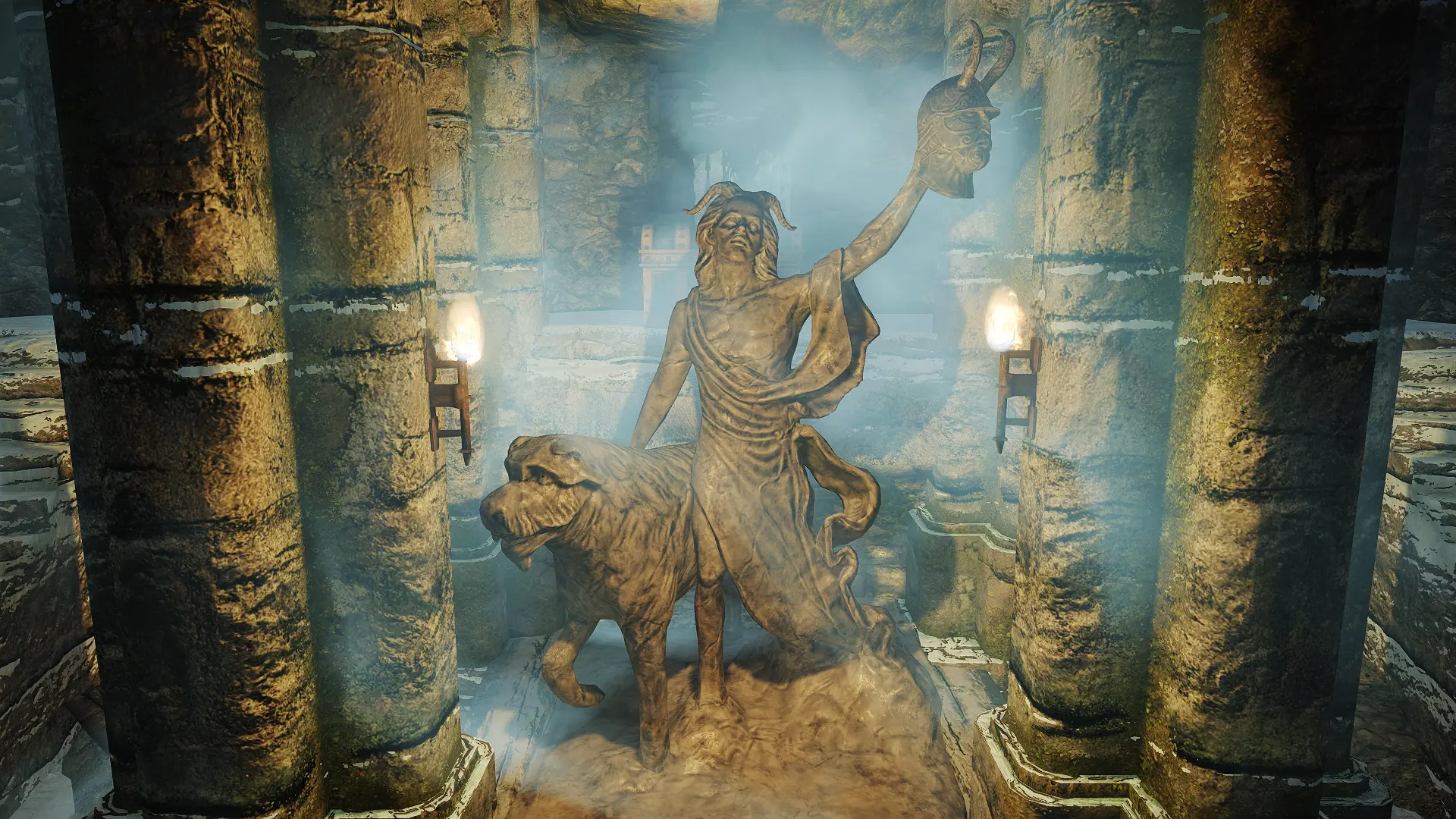 Kanjs Clavicus Vile Statue And Artifact At Skyrim Special Edition   115903 1688140049 1851922626 