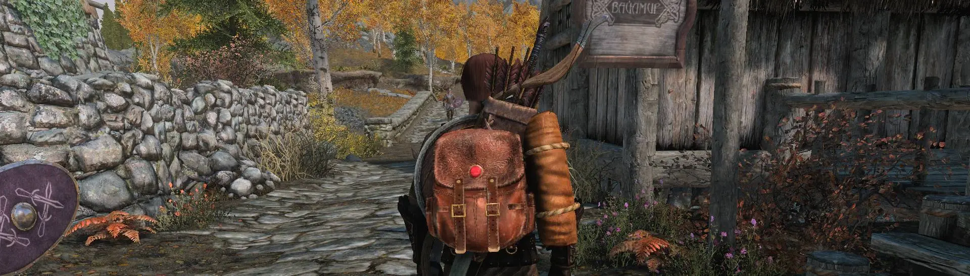 右肩 バッグ付きのベルト skyrim オファー mod