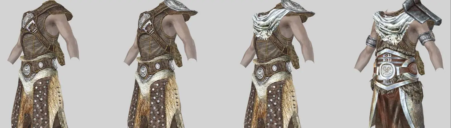 Studded Armor with PANTS and Variants (male) at Skyrim Special Edition ...