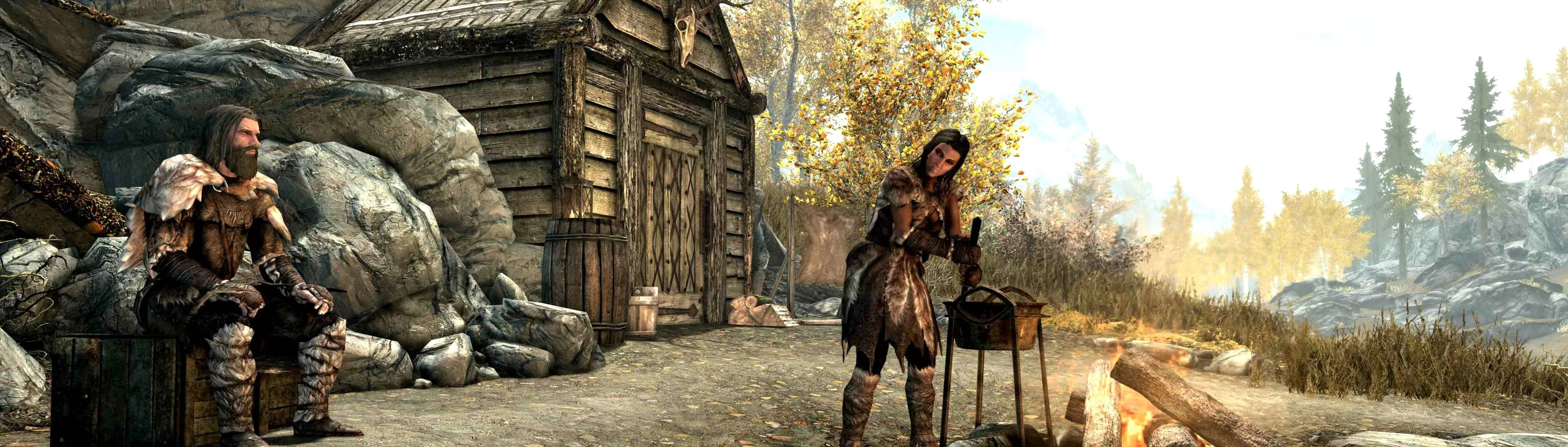 Backwater Survival Shack and Campground at Skyrim Special Edition Nexus ...