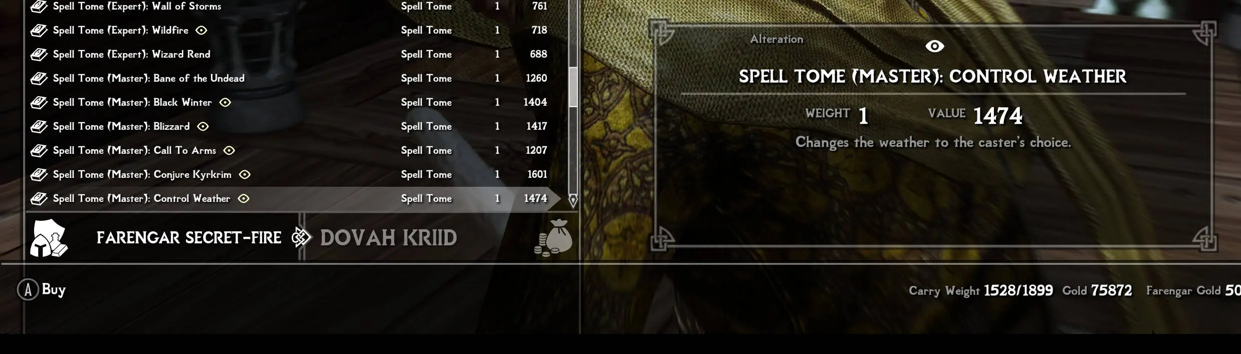 All Odin Spell Tomes for Farengar Secret Fire at Skyrim Special Editio