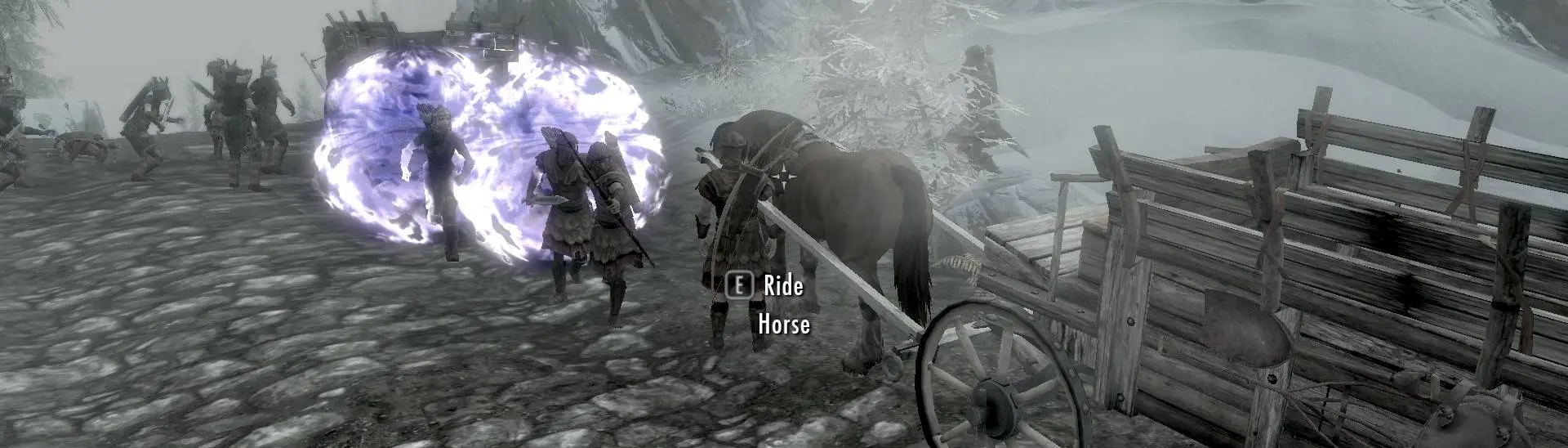 Skip The Opening Video Wagon Train Attack at Skyrim Special Edition Nexus -  Mods and Community