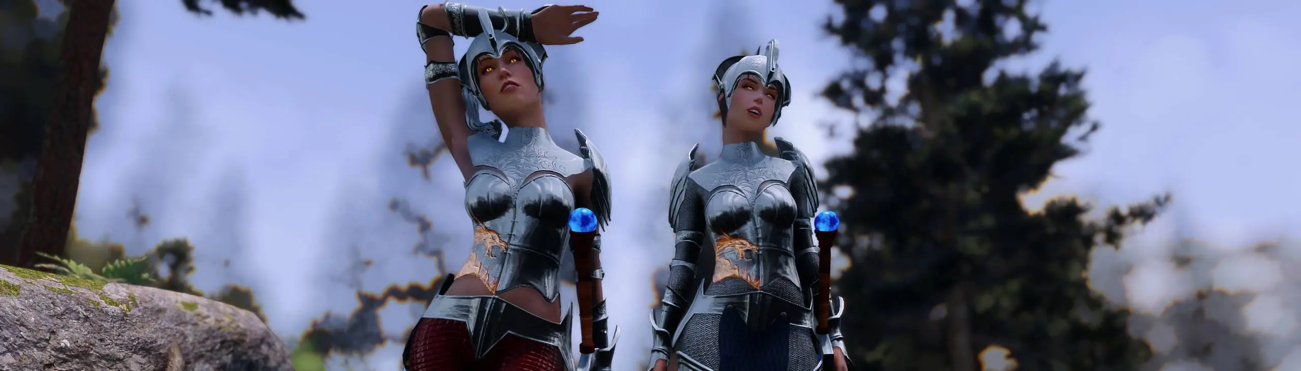 Ebony Valkyrie Armor - Light Armor at Skyrim Nexus - Mods and Community