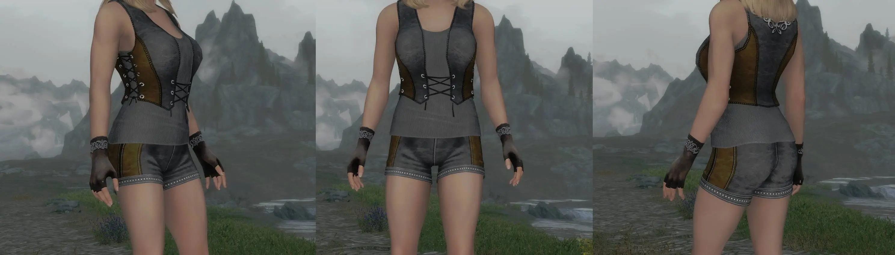 Leather Clothes - 3BA BodySlide at Skyrim Special Edition Nexus - Mods