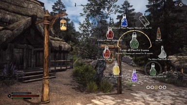 Translucent liquids for potions!