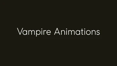 Vampire Animations