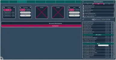 Overview of CIDER mods/records explorer & autofill options