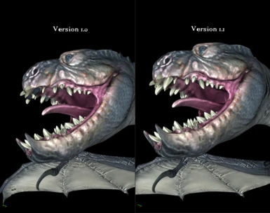 V1.1 - Serpentine Dragon teeth UV fix