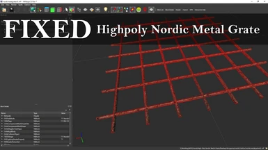 FIXED Highpoly Nordic Metal Grate